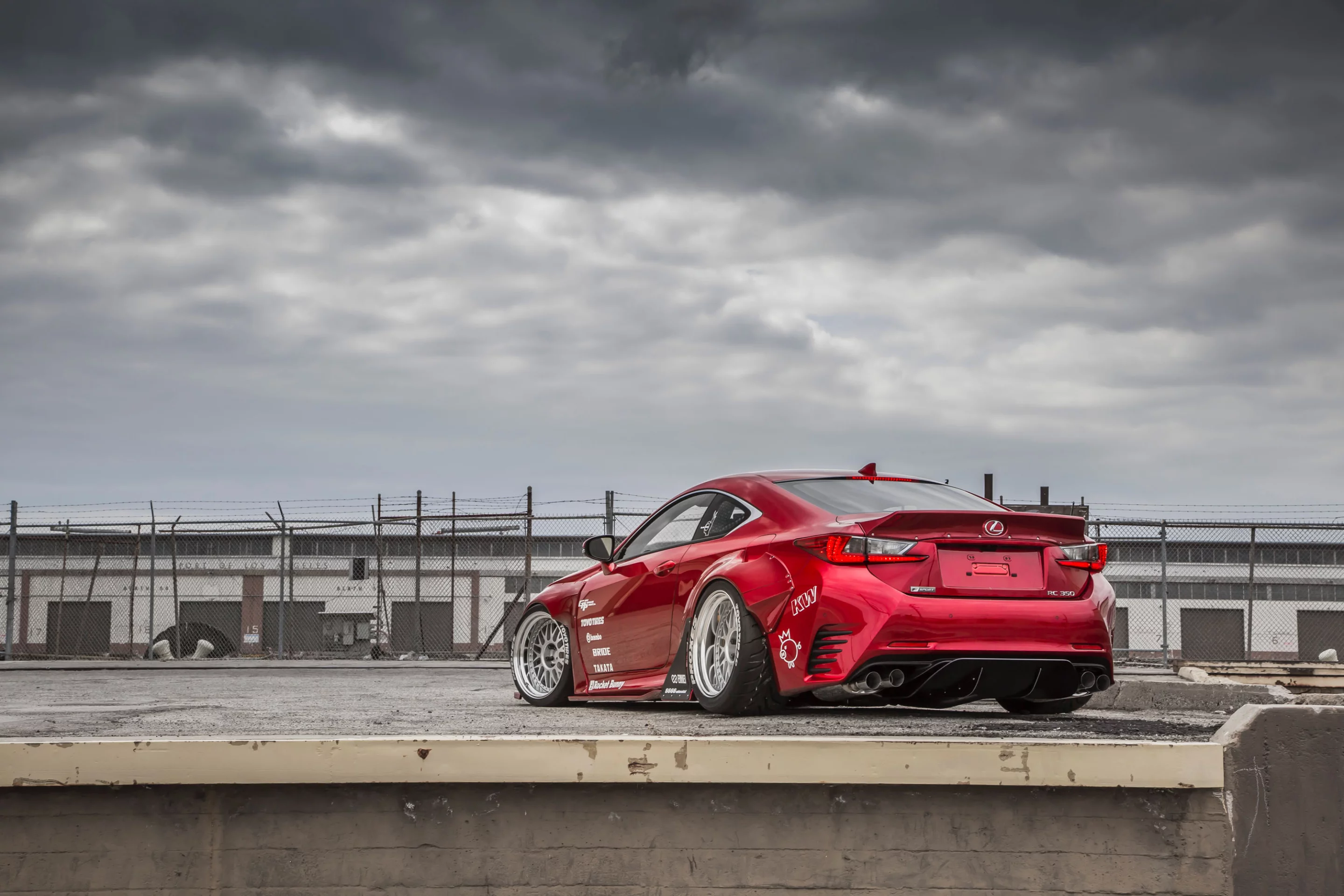 The Lexus RC 350 F Sport sits alongside a special GT3 concept for the RC F