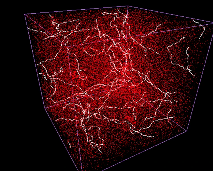 Cosmic strings (Image: Albert Einstein Institute)