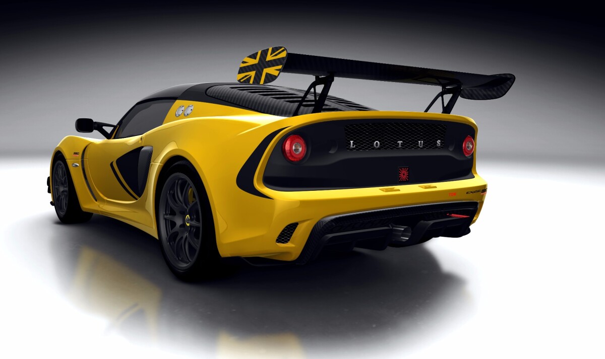 The Lotus Exige Race 380 weighs in at just under 1,000 kg, thanks to its extreme lightweighting and race-delete setup