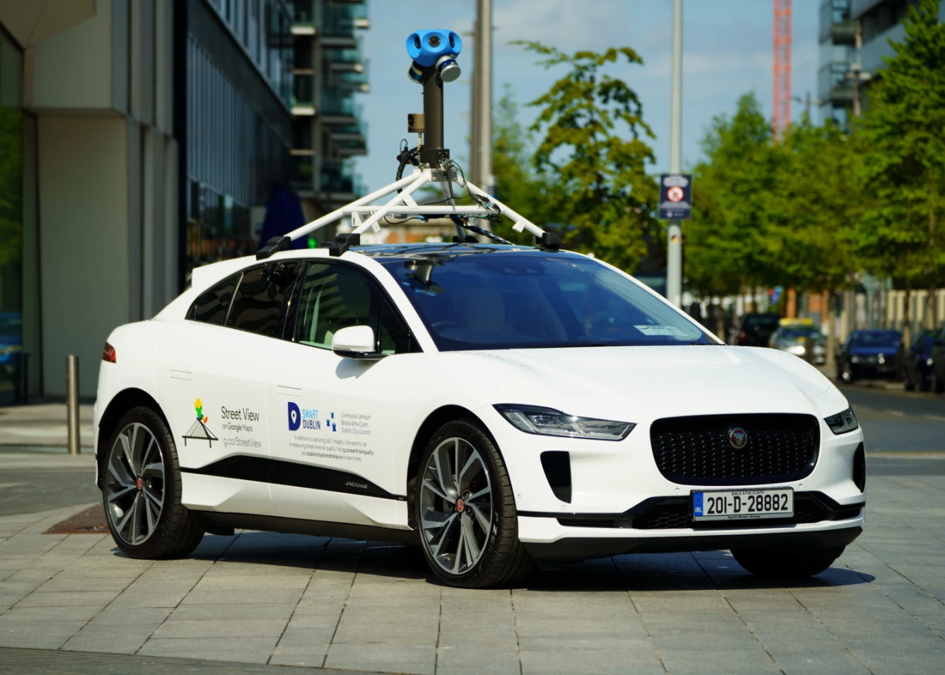 Google's first all-electric Street View car will roll around Dublin collecting both air quality and mapping data