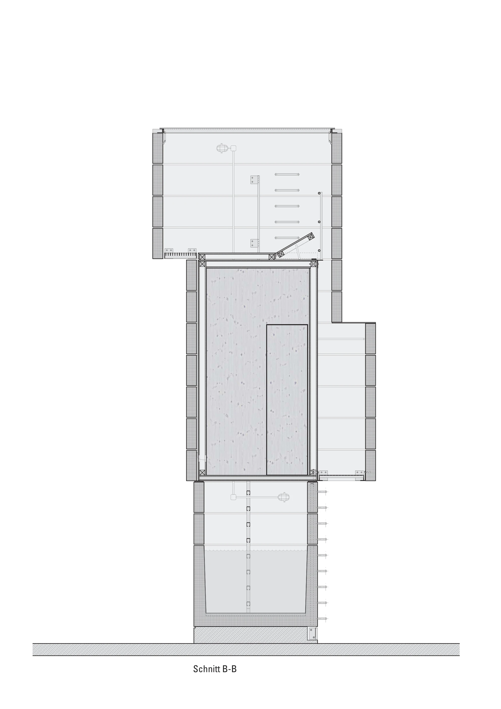 Architectural drawing of the One Man Sauna (Image: Modulorbeat)