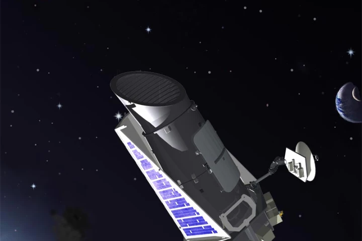 Artist's concept of the Kepler space telescope (Image: NASA)