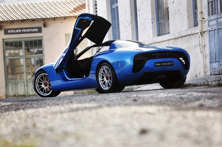 Like Koenigsegg's One:1, the Toroidion 1MW concept car is one of the world's few "megacars"