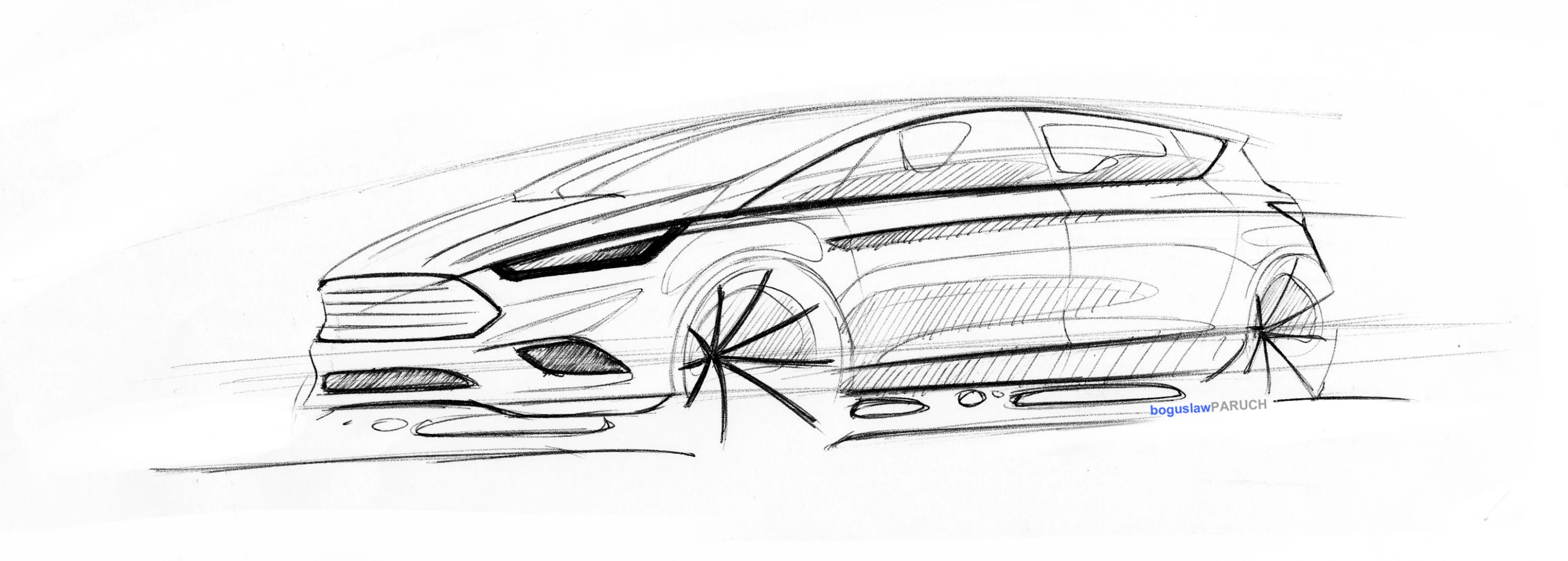 The Ford S-Max Concept sketch