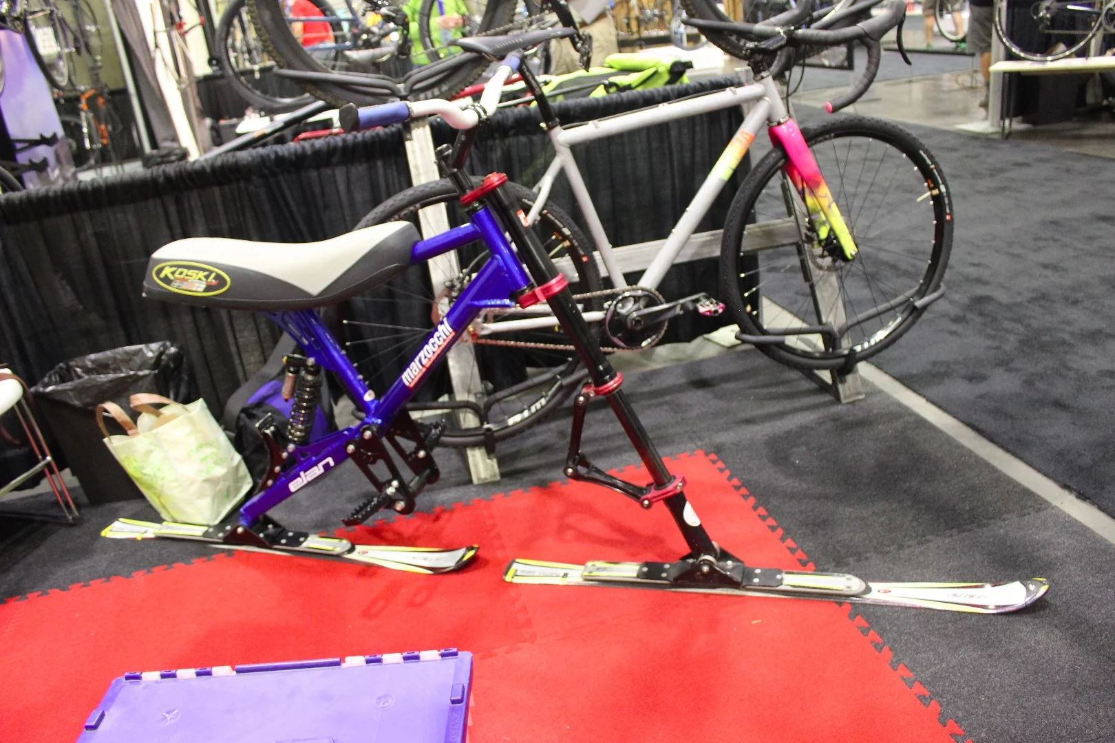 A one-of-a-kind ski bike, from Koski