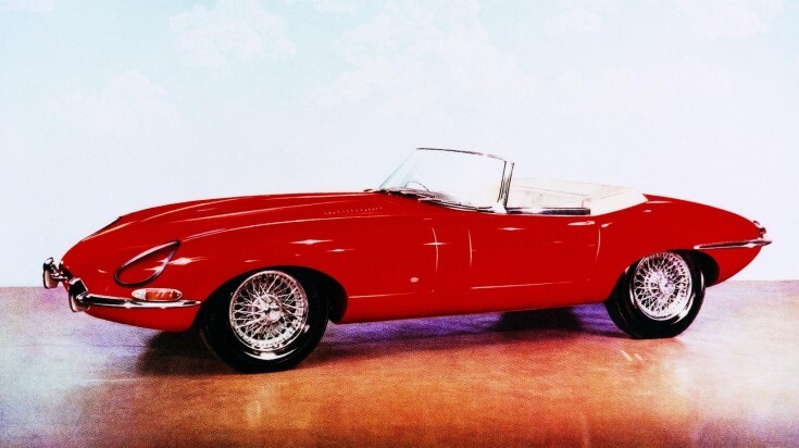 The first picture the world saw of the 1961 Jaguar E-Type