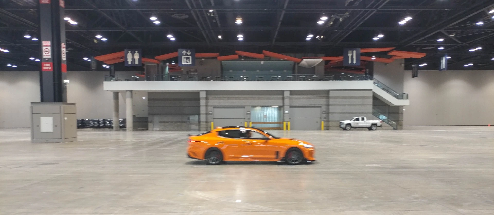 Before the Chicago Auto Show started, the Concept and Technology Garage allowed members of the automotive press to try some vehicles