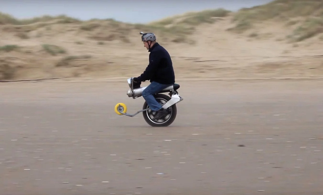 John Dingley hasn't yet ridden his Mega Hub Motor Electric Unicycle at full power