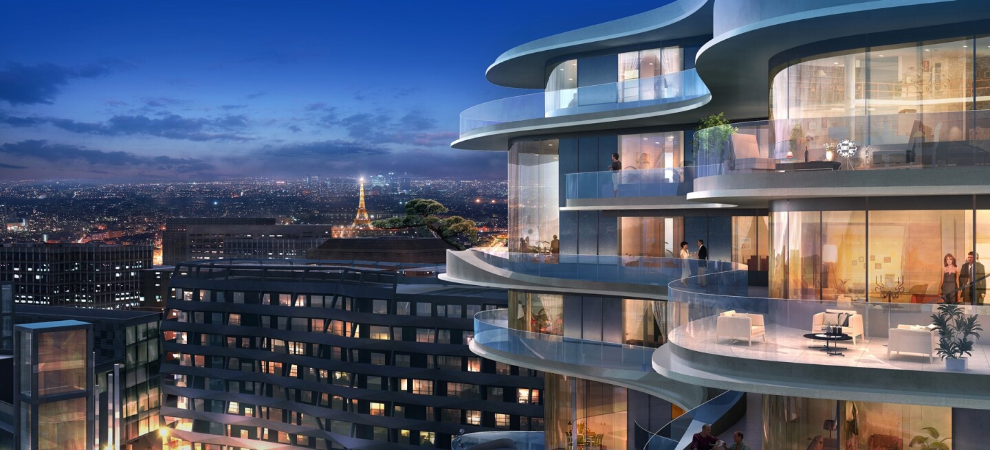 UNIC provides views of Paris and the Eiffel Tower