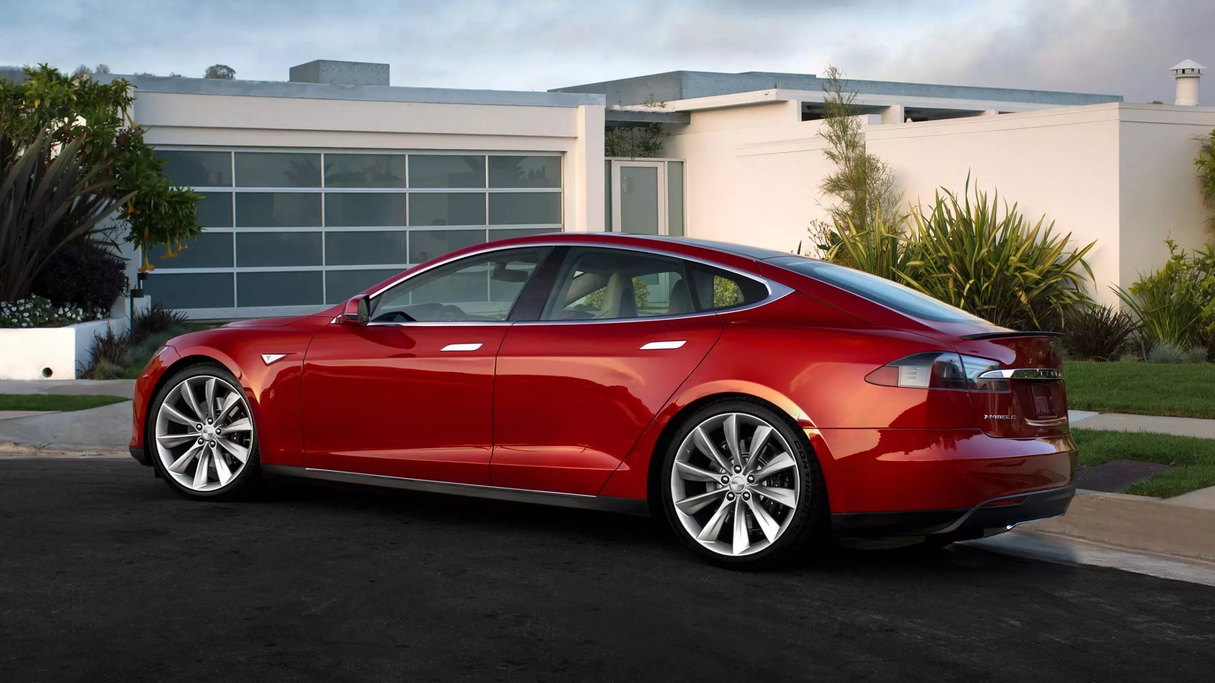 Tesla's new Model D is identical in appearance to the Model S (pictured)