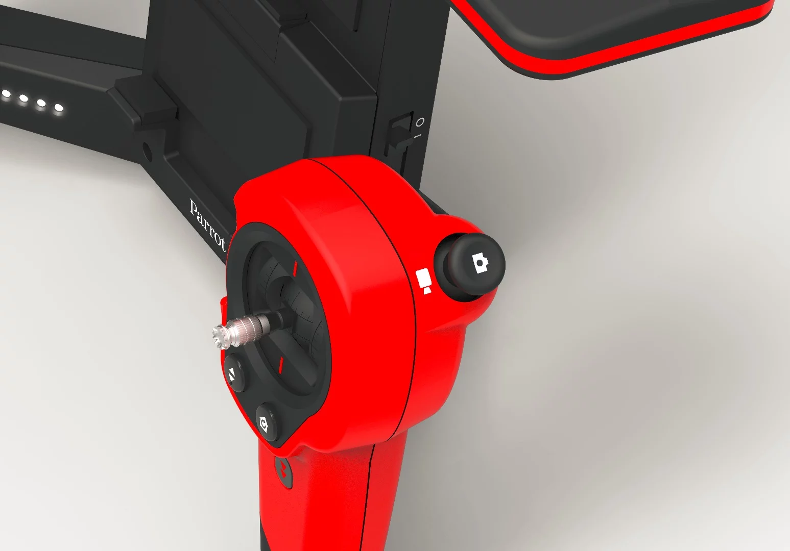 Physical joysticks on the Parrot Bebop control both the camera and the quad and might appeal to those more used to a traditional quad