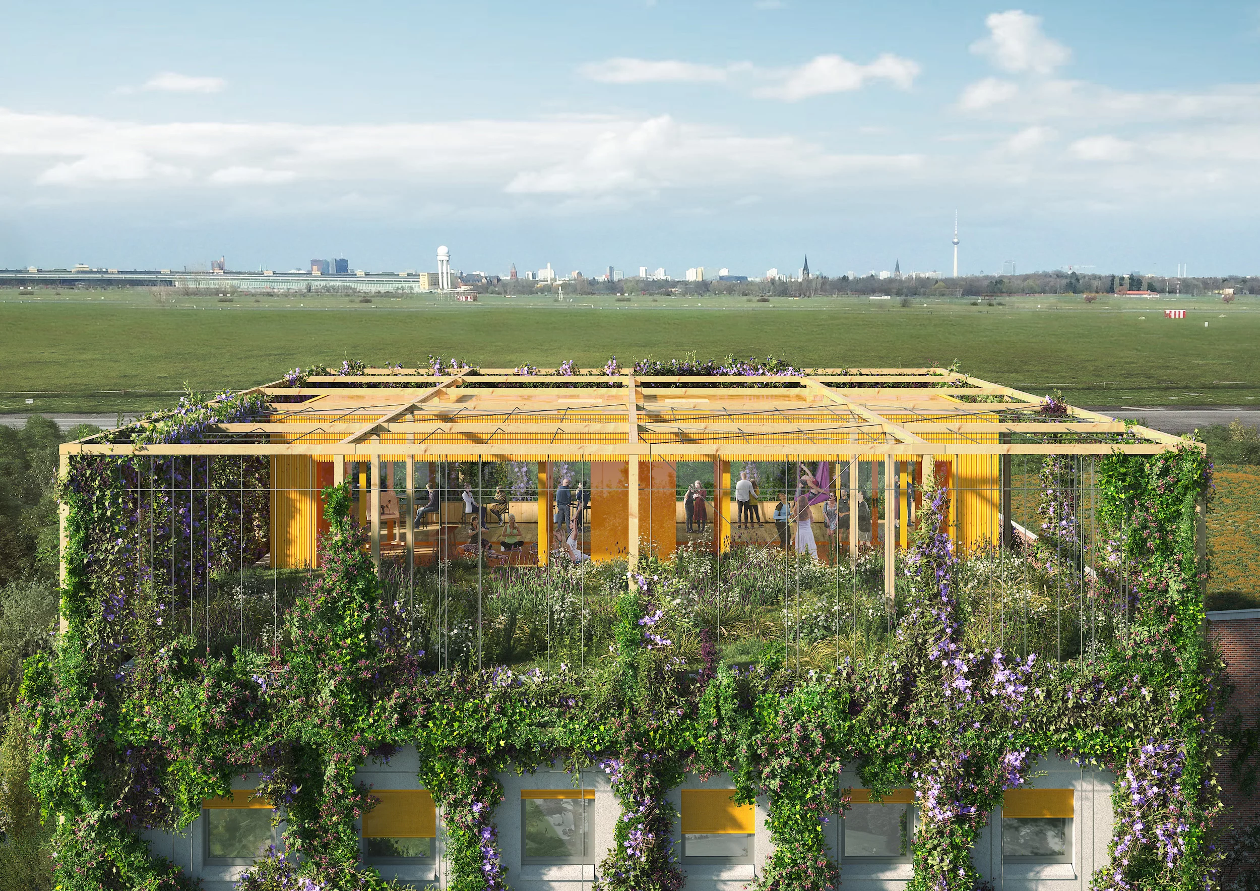 House 1's rooftop garden will be