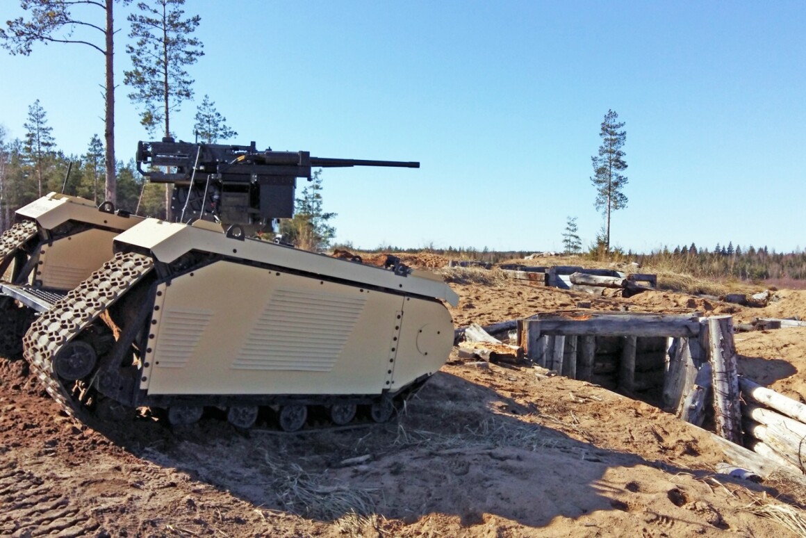The latest version of the THeMIS UGV has beyond visual line of sight control capabilities