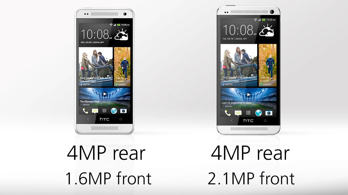 The One's 4 MP UltraPixel camera makes an encore appearance in the mini