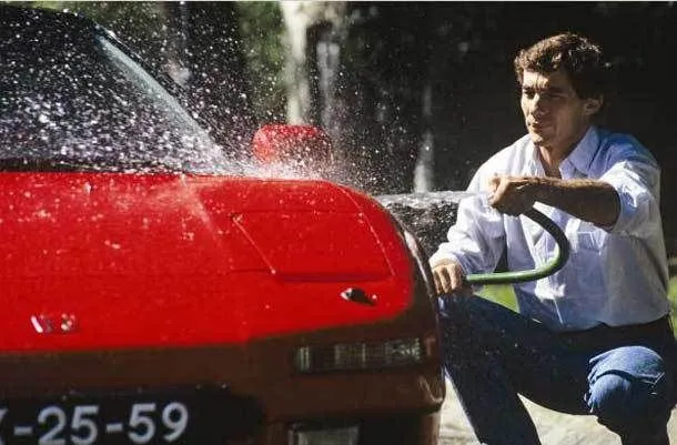 Senna’s red 1991 NSX can purchased online at eBay
