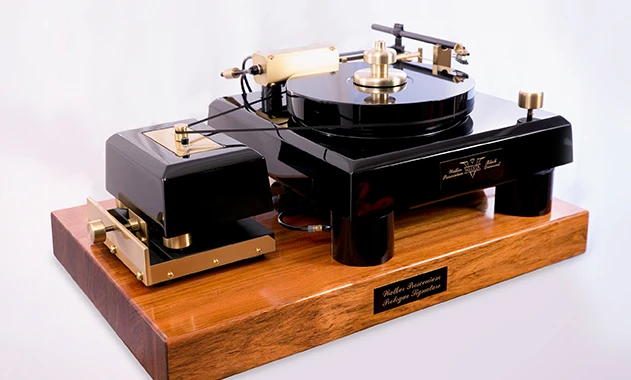 Walker Audio's highly-prized and highly-priced Proscenium Black Diamond V turntable