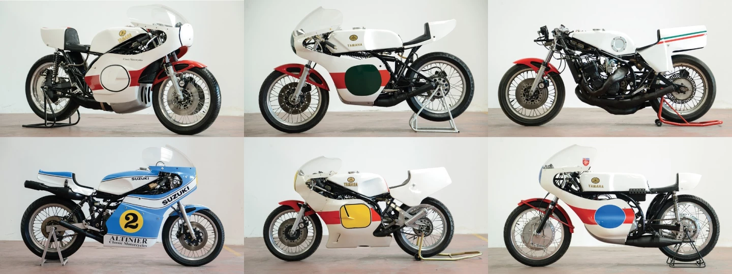 Luigi Compiano liked Yamahas, particularly road racing Yamahas. The sale will include a TZ750, TZ700, TZ500, TZ350, two TZ250s, a TZ125 and an RG500 Suzuki. Luigi liked Yamaha dirt bikes too, with a 1976 Yamaha YZ125X, 1982 Yamaha YZ250J, 1982 Yamaha YZ490J and a 2003 Yamaha YZ450F Supermoto. Luigi liked Yamaha trials bikes too, with a 1975 Yamaha TY125, 1975 Yamaha TY175, and 1974 Yamaha TY80. He also seemed to be a fan of Yamaha's big 500 single having an original Yamaha 500 Enduro, 1973 SC500, a 1984 XT500 and a 1983 XT600 Ténéré. All are available at the auction.