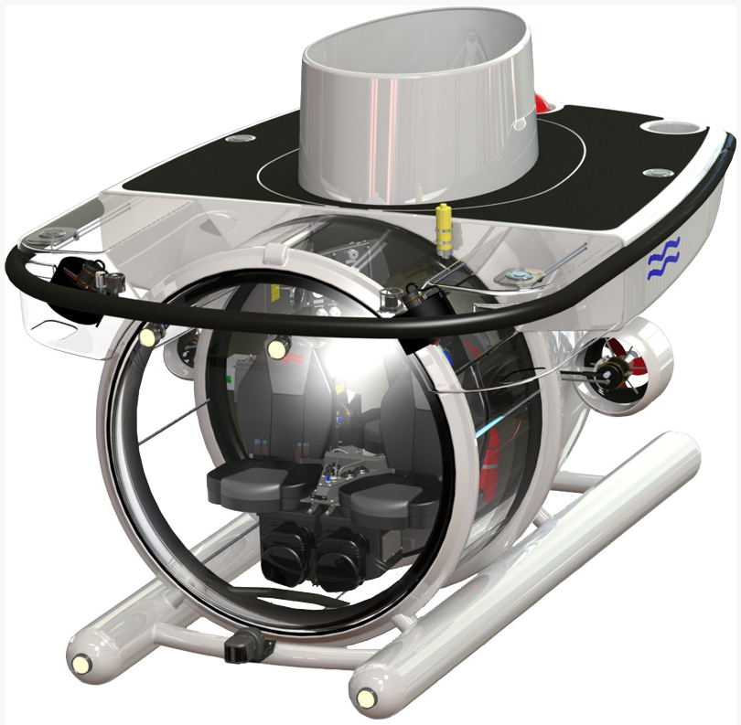 Super Yacht Sub 3 with freeboard tube extended