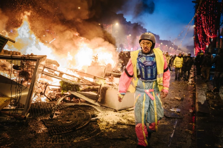 Taken during the yellow vest protest in Paris