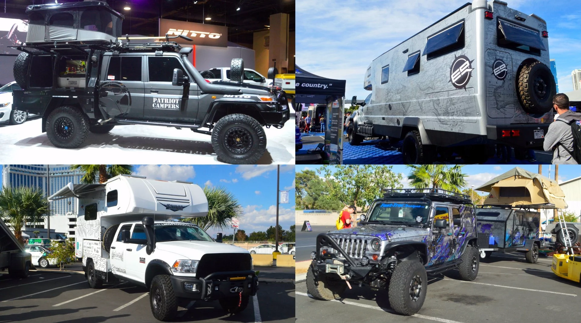 RVs, expedition trucks and other adventure rigs of SEMA 2017