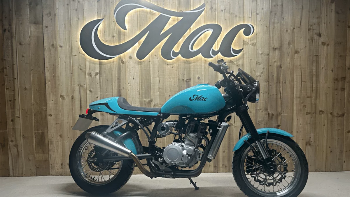 The Rex is a retro roadster with larger, taller handlebars for an upright riding stance
