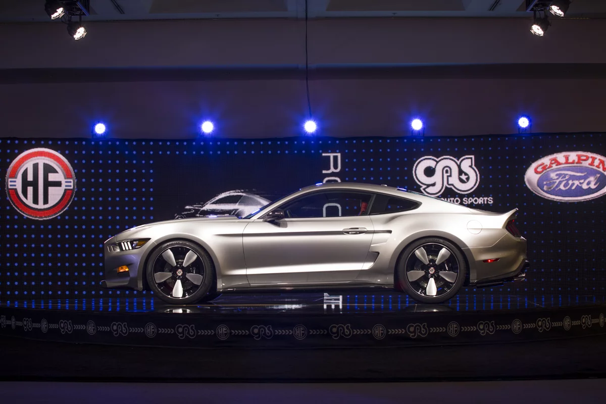 The Mustang's proportions suit Fisker's modifications well