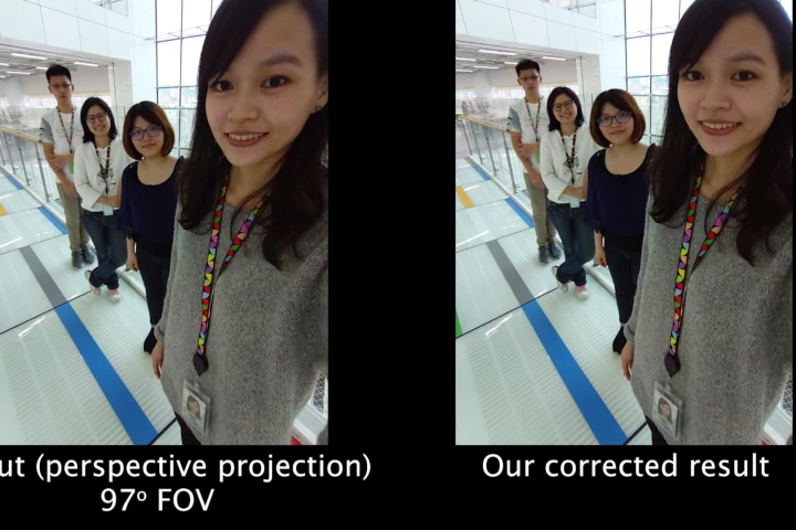 Correcting wide-angle face distortion without ruining the rest of the picture is a tricky problem, but a Google team believes it has the answer