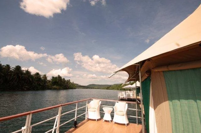 Usually you'd need a boat for this type of view