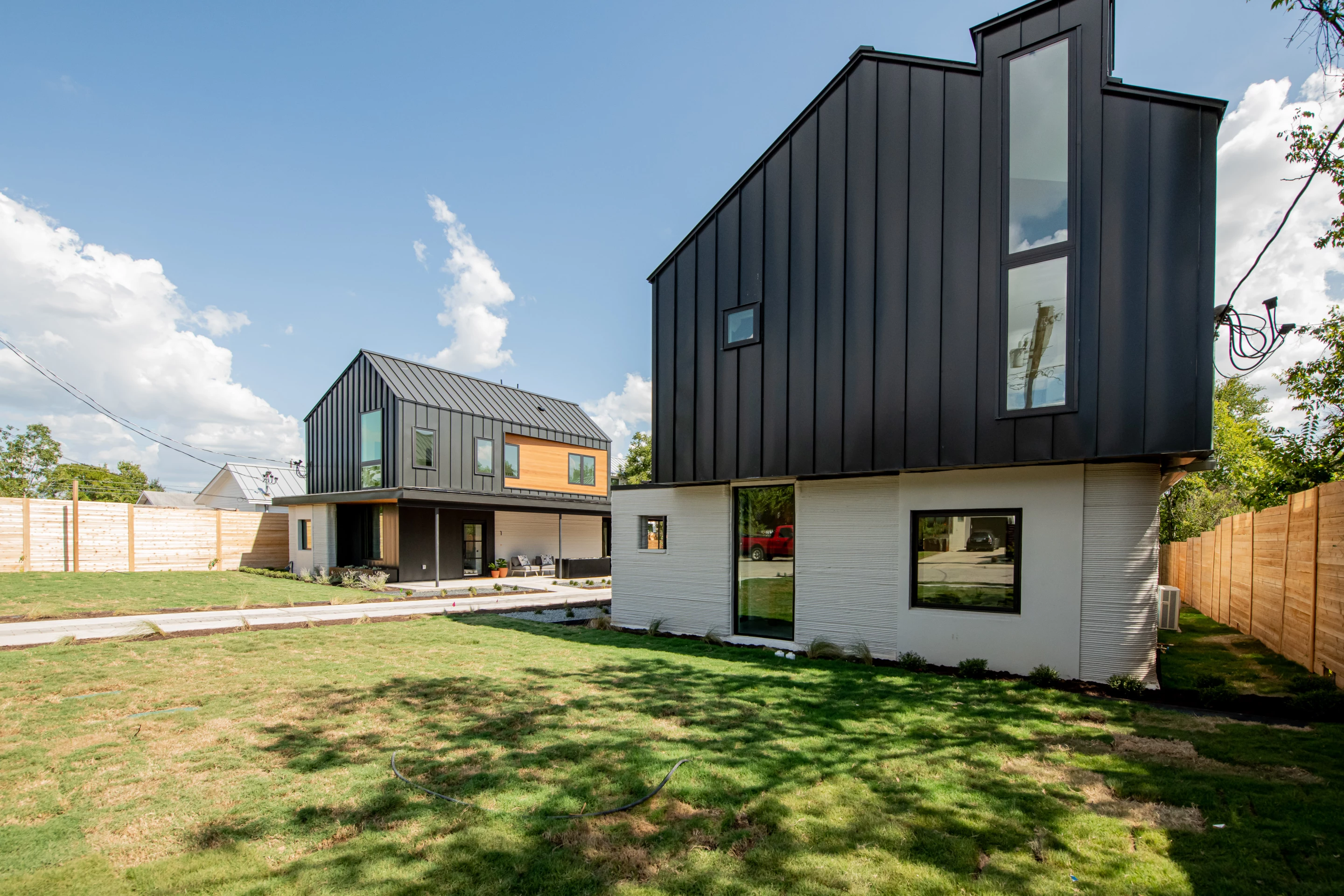 The East 17th St 3D-printed Home Development is located in East Austin, Texas