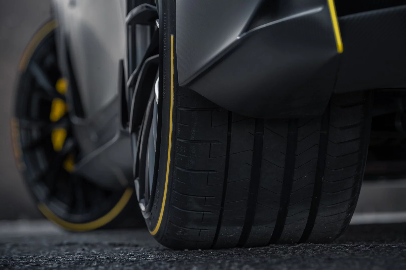 The Project Black S rides on Pirelli P Zero tires
