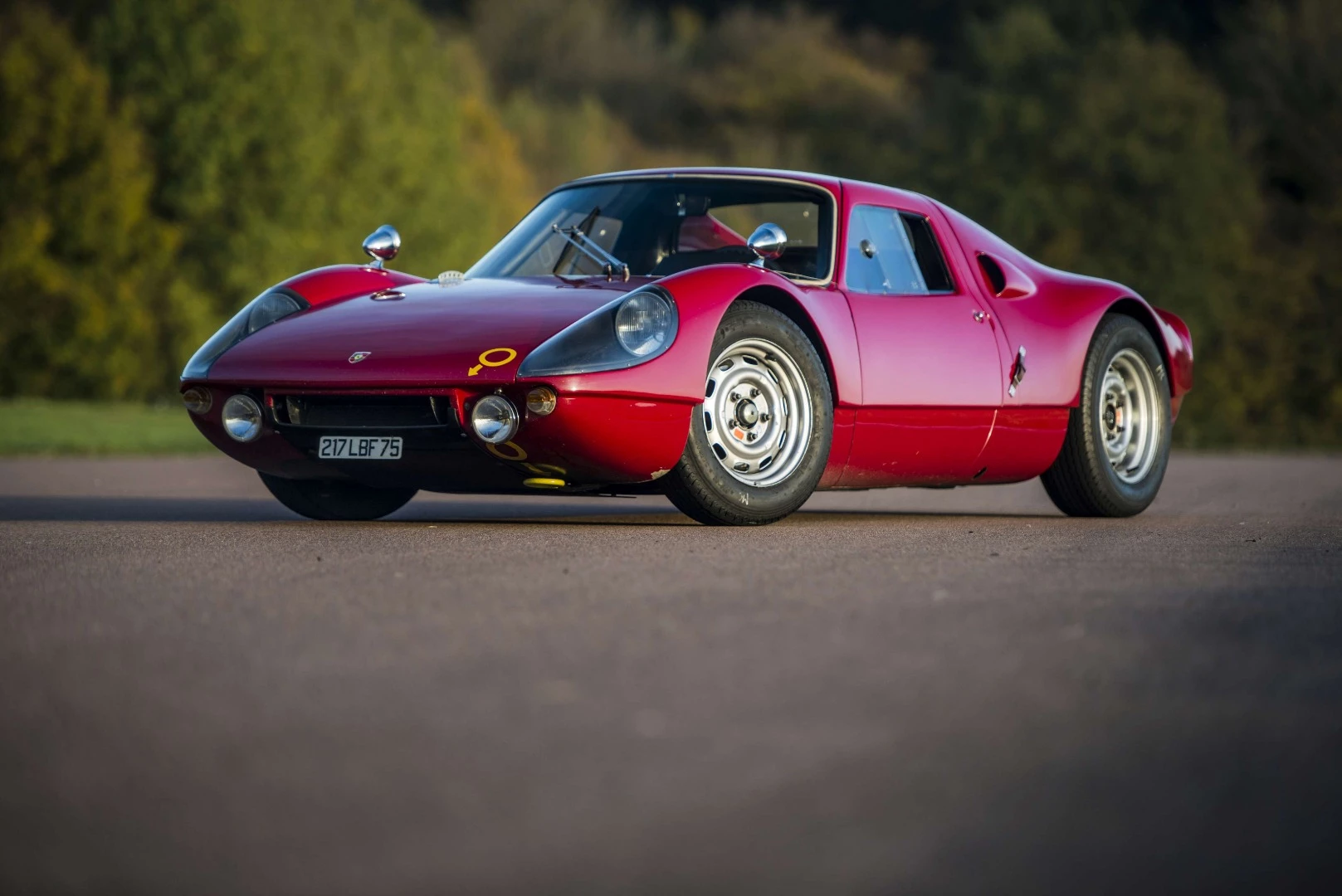 This 1964 Porsche 904 GTS has a transparent and continuous history from new when it was one of the 50 examples built in 1964 to allow homologation for sports car racing. It raced extensively in period, competing in 24 events between 1964 and 1969, winning outright five times, first in class twice and finishing second in the US Cup in 1969 at Montlhéry and sixth overall in the 1964 Tour de France Automobile. Subsequently part of the collection of Jean-Claude Miloé, from 1999 onwards it again competed extensively, usually finishing at the front of the field. | Artcurial | Lot 35 | Auction Description | Estimate: €1,400,000 to €1,800,000