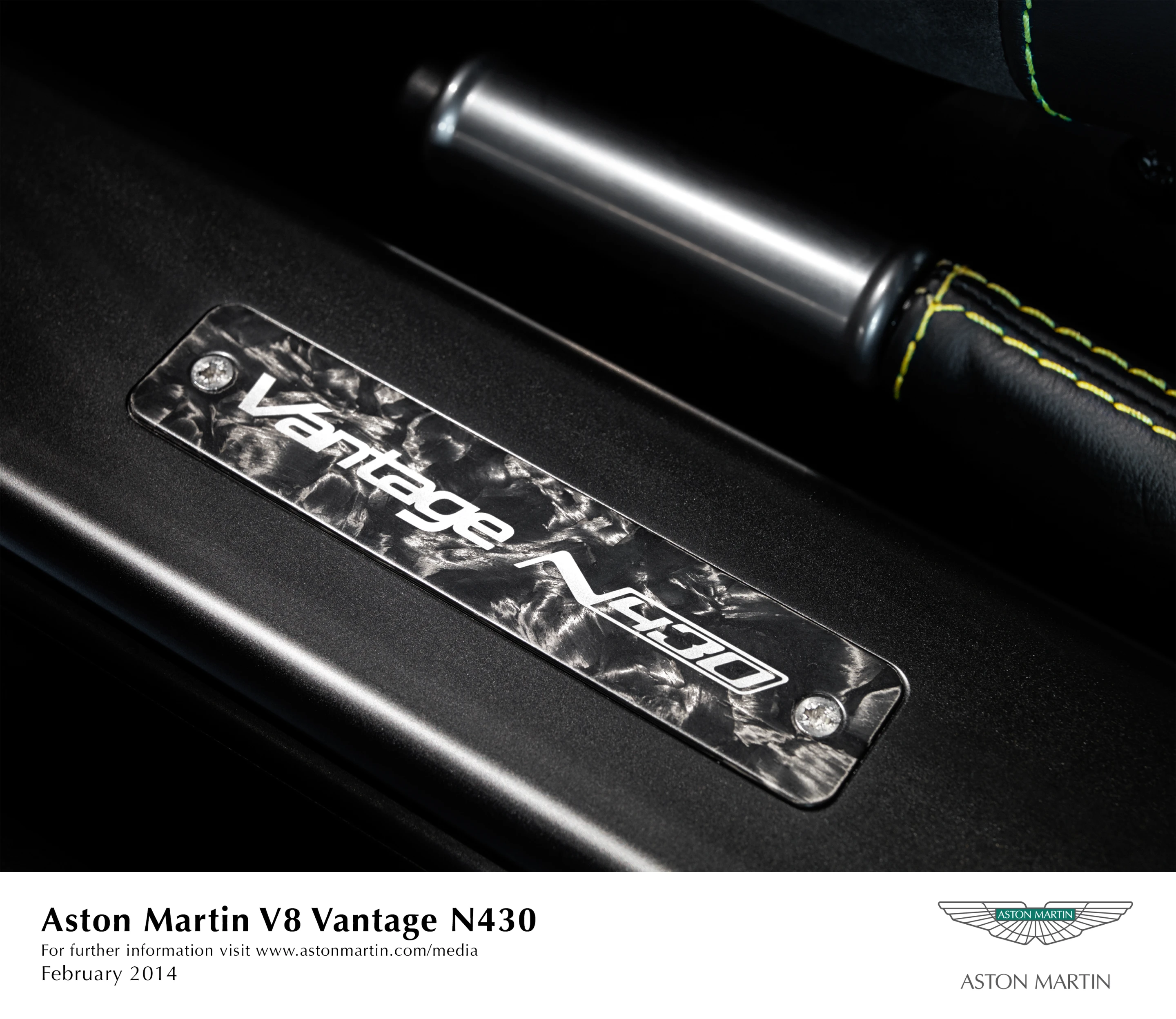 Vantage N430 logo plate