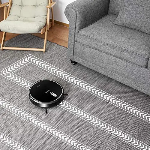 When activated, the Deebot 711 makes deliberate measurements of the room it’s in before beginning