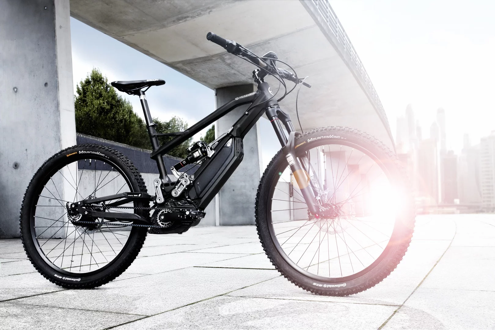 The all-new HNF Heisenberg XF1 full-suspension e-mountain bike
