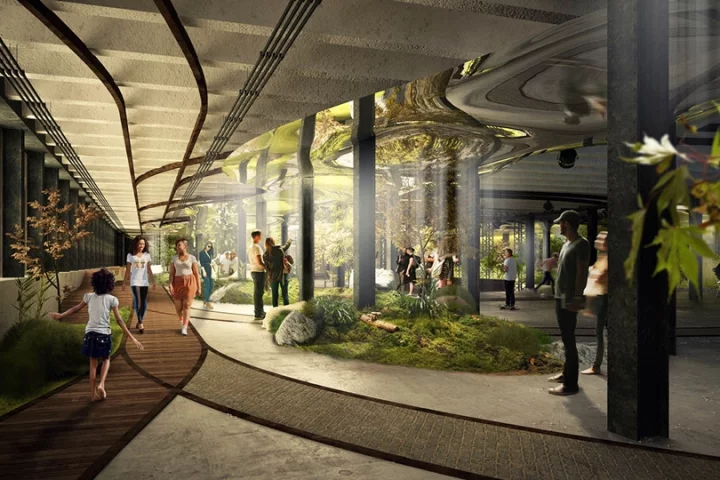 The Lowline is an underground park planned for New York (Image: Raad Studio)