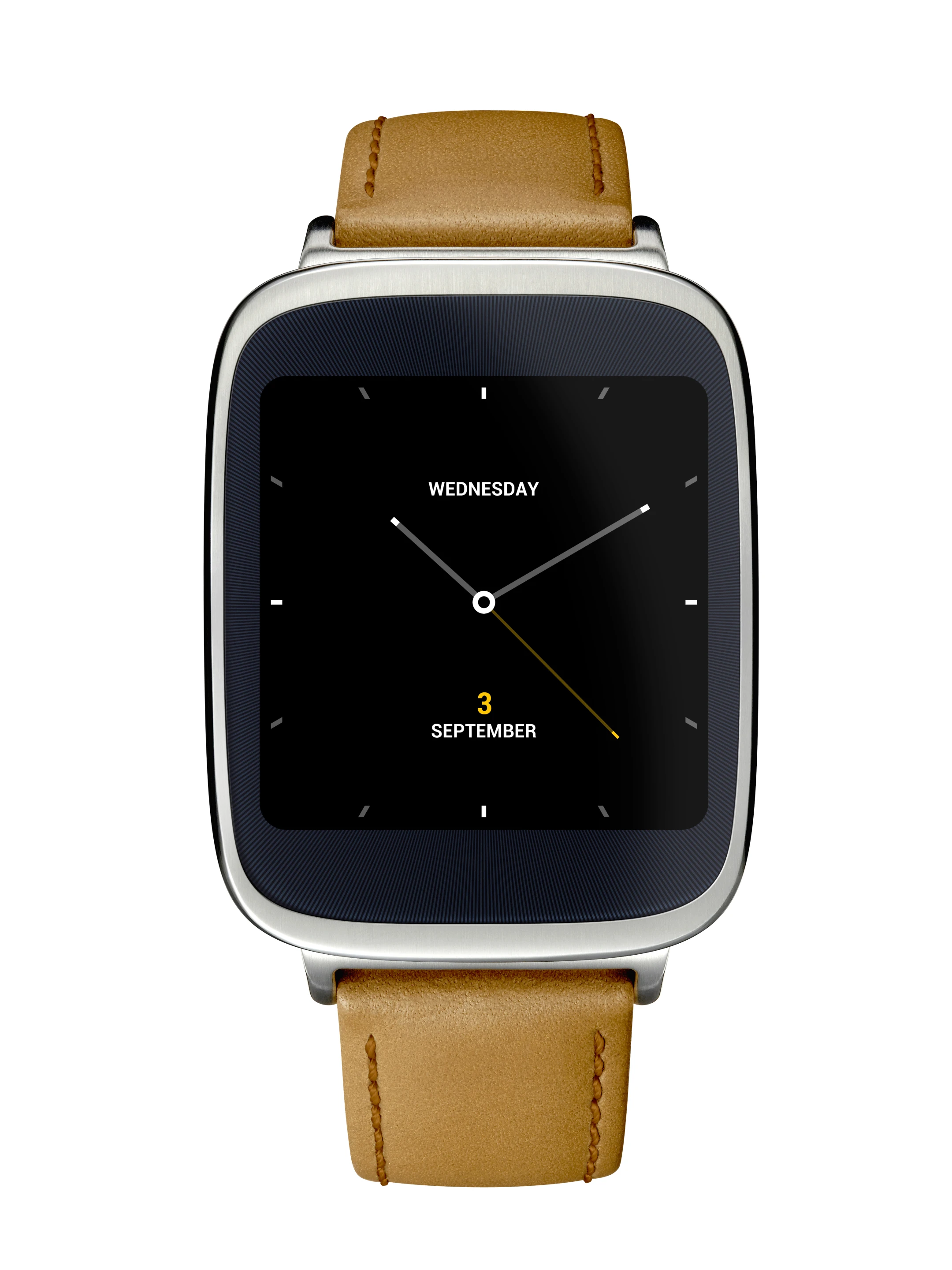 User can choose from a number of custom watch faces to fit the mood or occasion