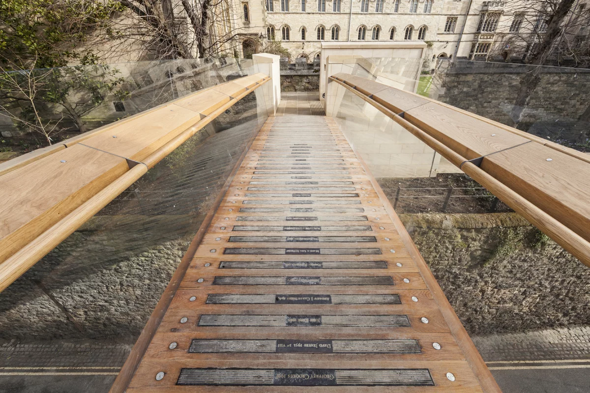 Price & Myers picked up the Pedestrian Bridges award for Pembroke College Footbridge in Oxford (Photo: Quintin Lake)