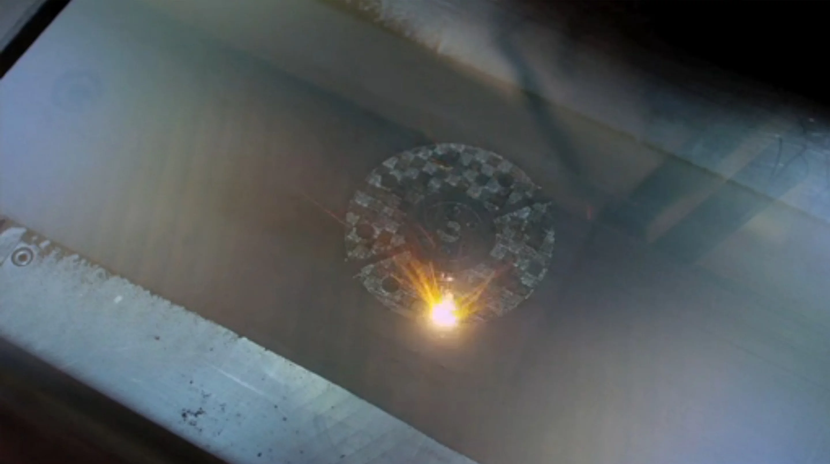 M2 Cusing Machine in operation (Image: NASA)