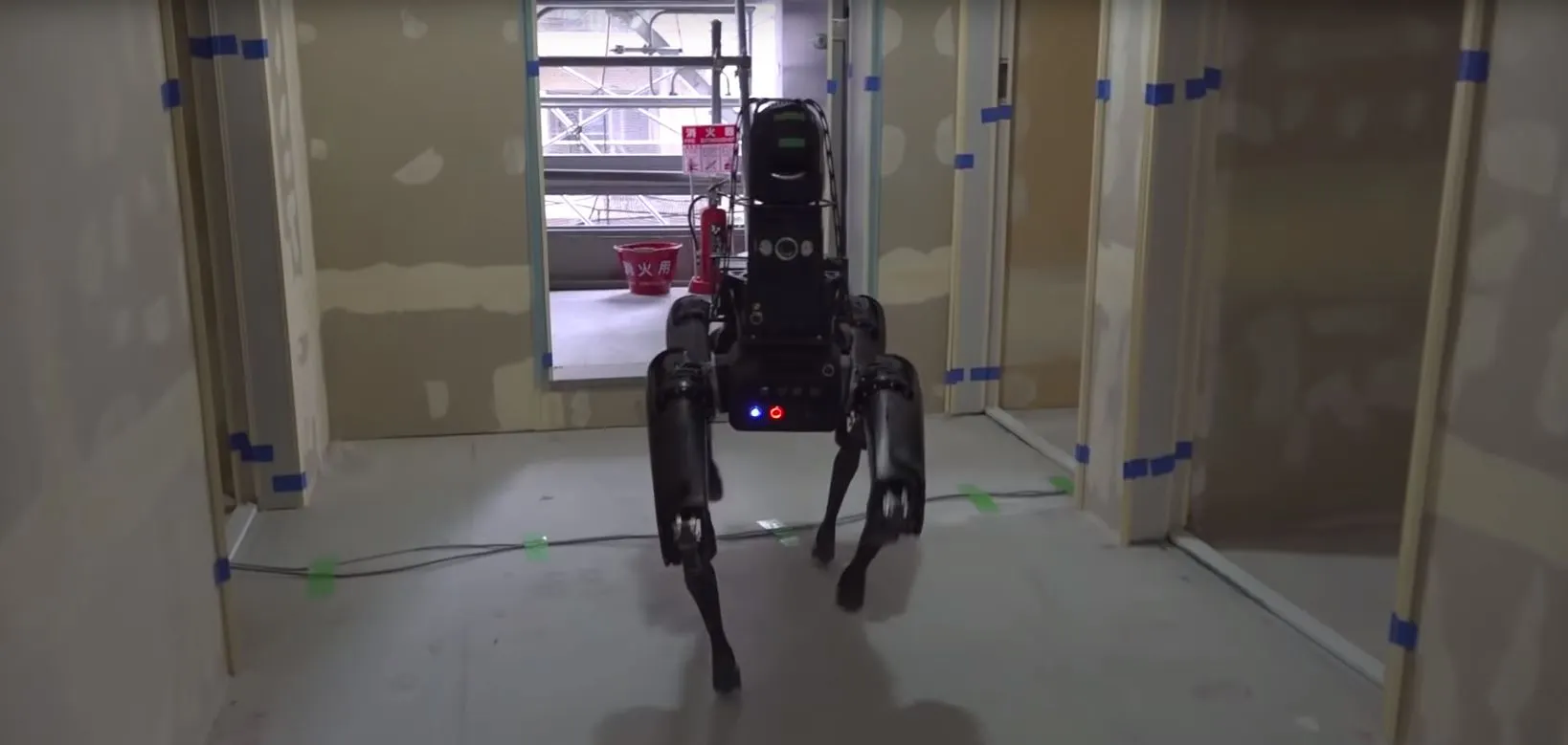 Spot handling a corridor