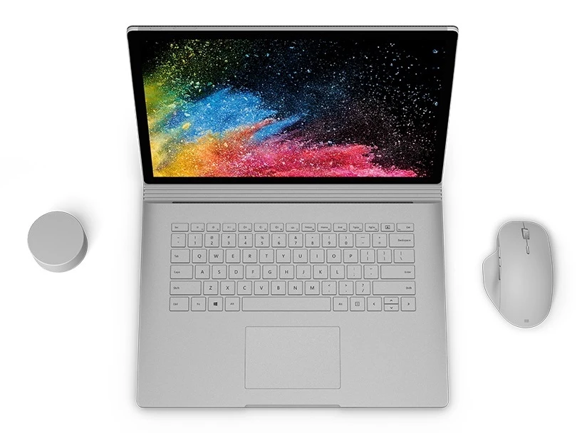 Microsoft says the Surface Book 2 is up to five times more powerful than its predecessor