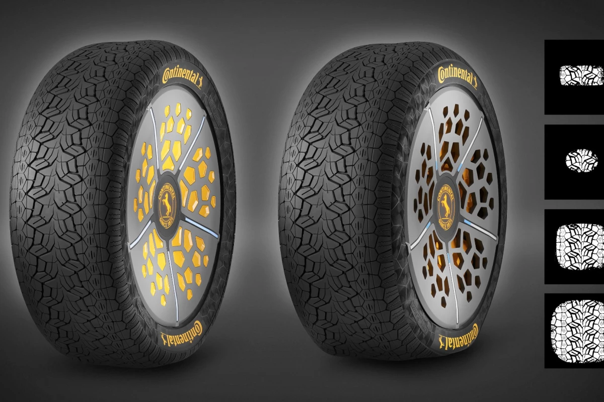 Continental has developed two new concepts that have been implemented in a single concept tire on display at IAA 2017