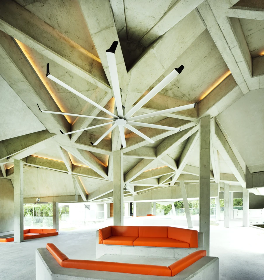 Huge cantilevers prevent water from seeping in and CWA claims the entire structure can stand up to a Category 5 cyclone