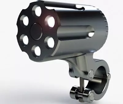 The Defender is a theft-resistant, tough, waterproof handlebar-mounted bicycle light