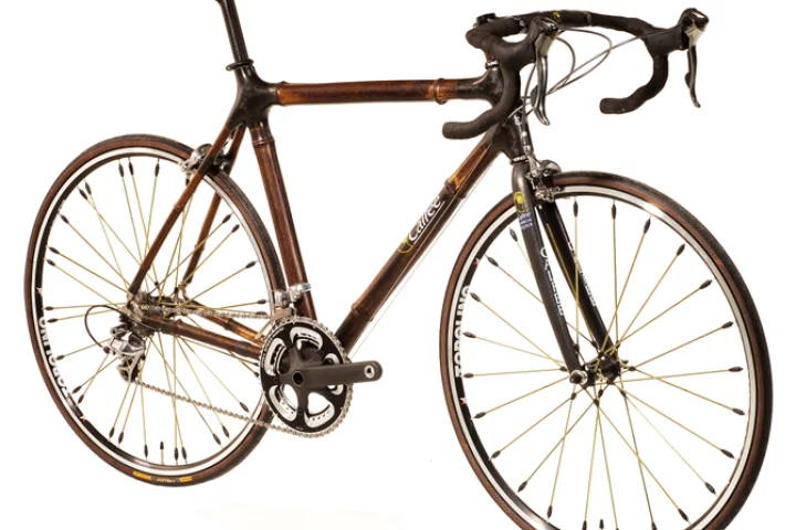 The Calfee Design Bamboo road racing bike