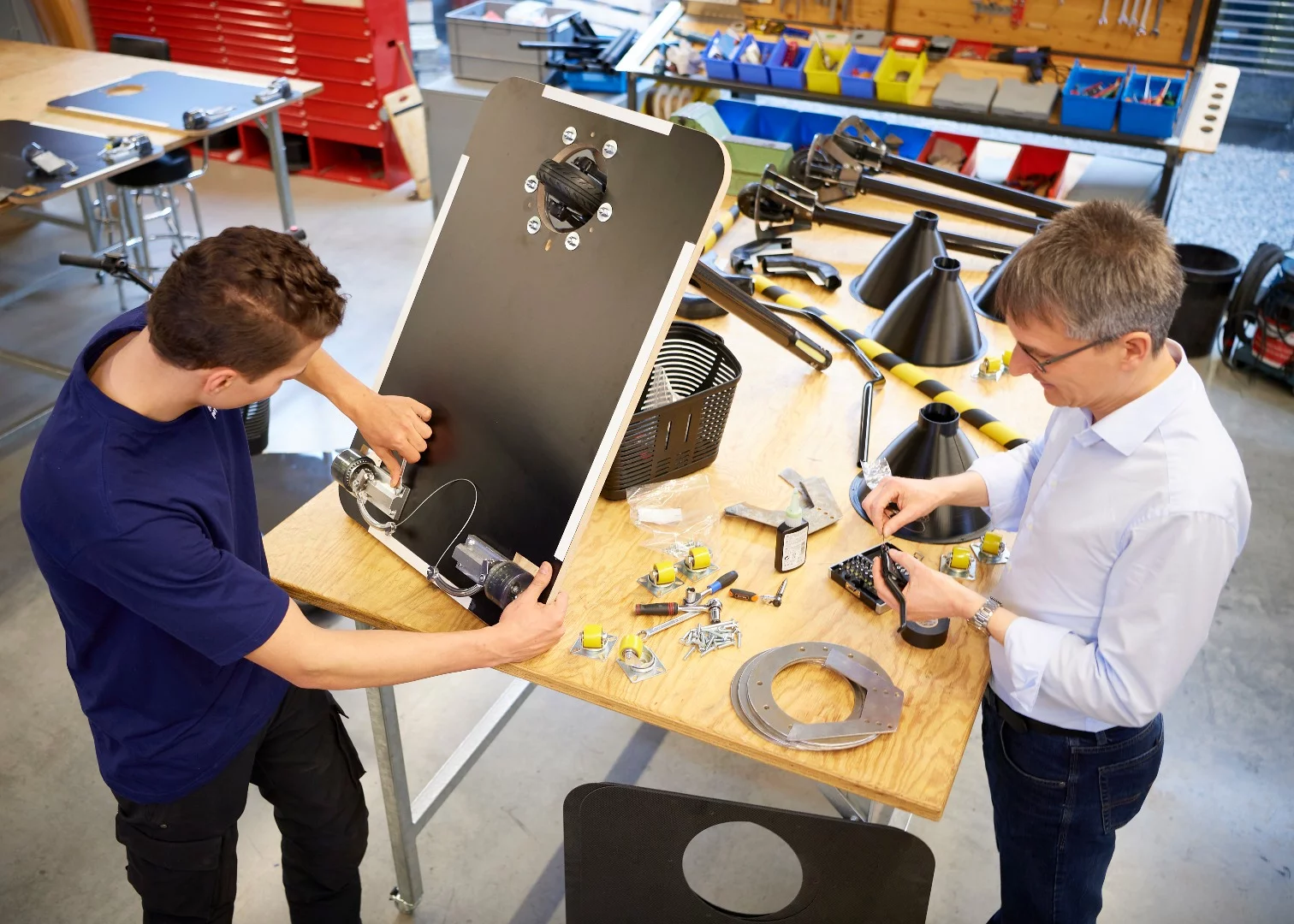 BMW's Personal Mover Concept for factory workers under construction