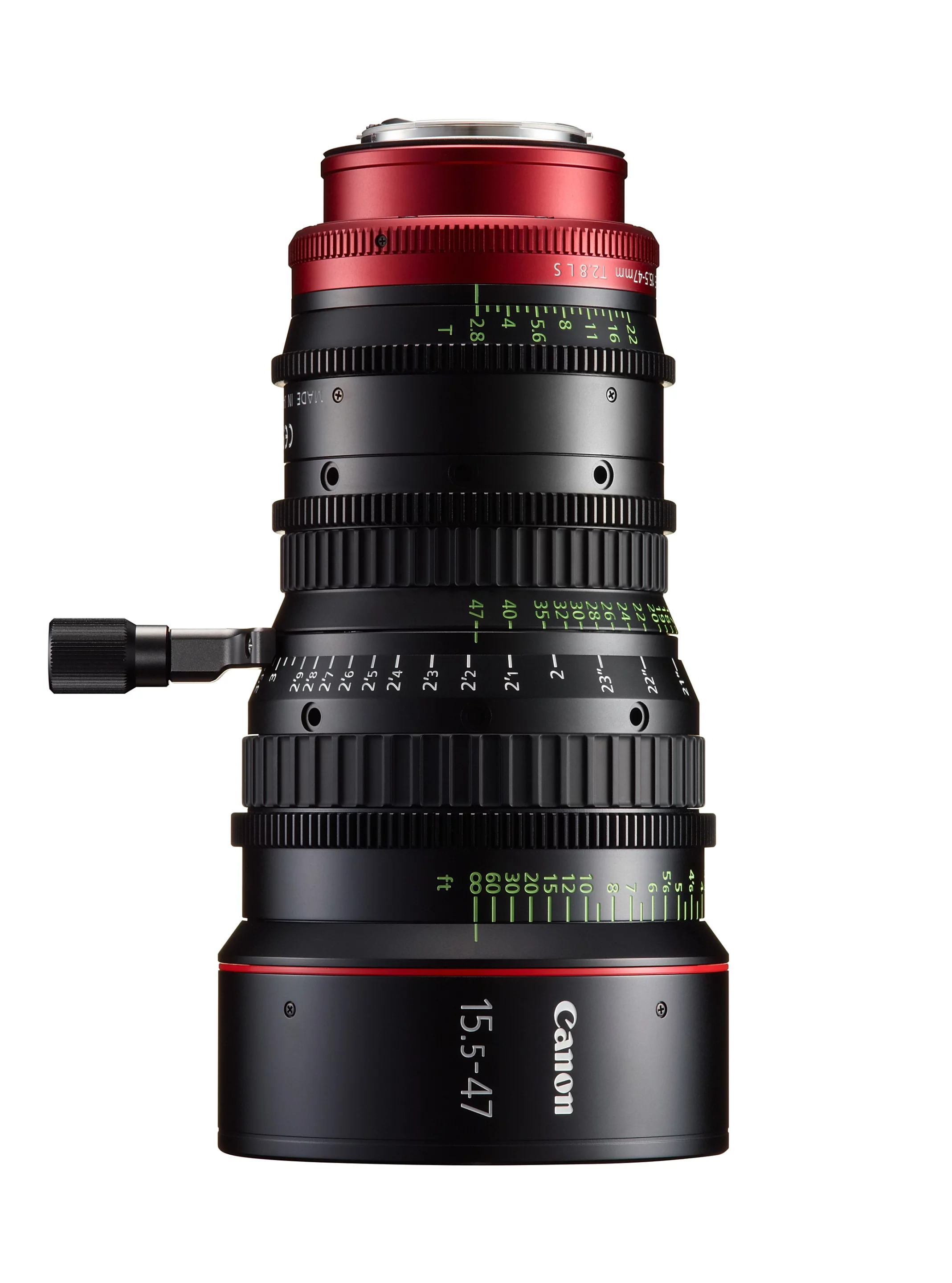 The new CN-E15.5-47mm T2.8 L S (EF mount) lens - one of two wide angle Cinema lenses also released