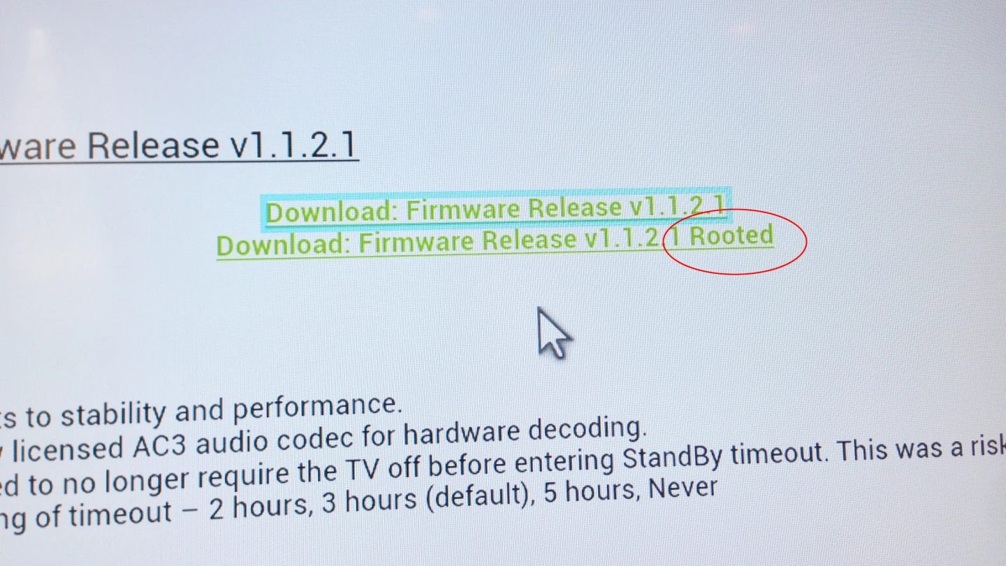 What is this? You're encouraging us to root the SmartStick's software??