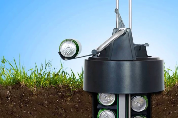 The eCool lets you enjoy a cool beer at any time without ever having to leave your own garden