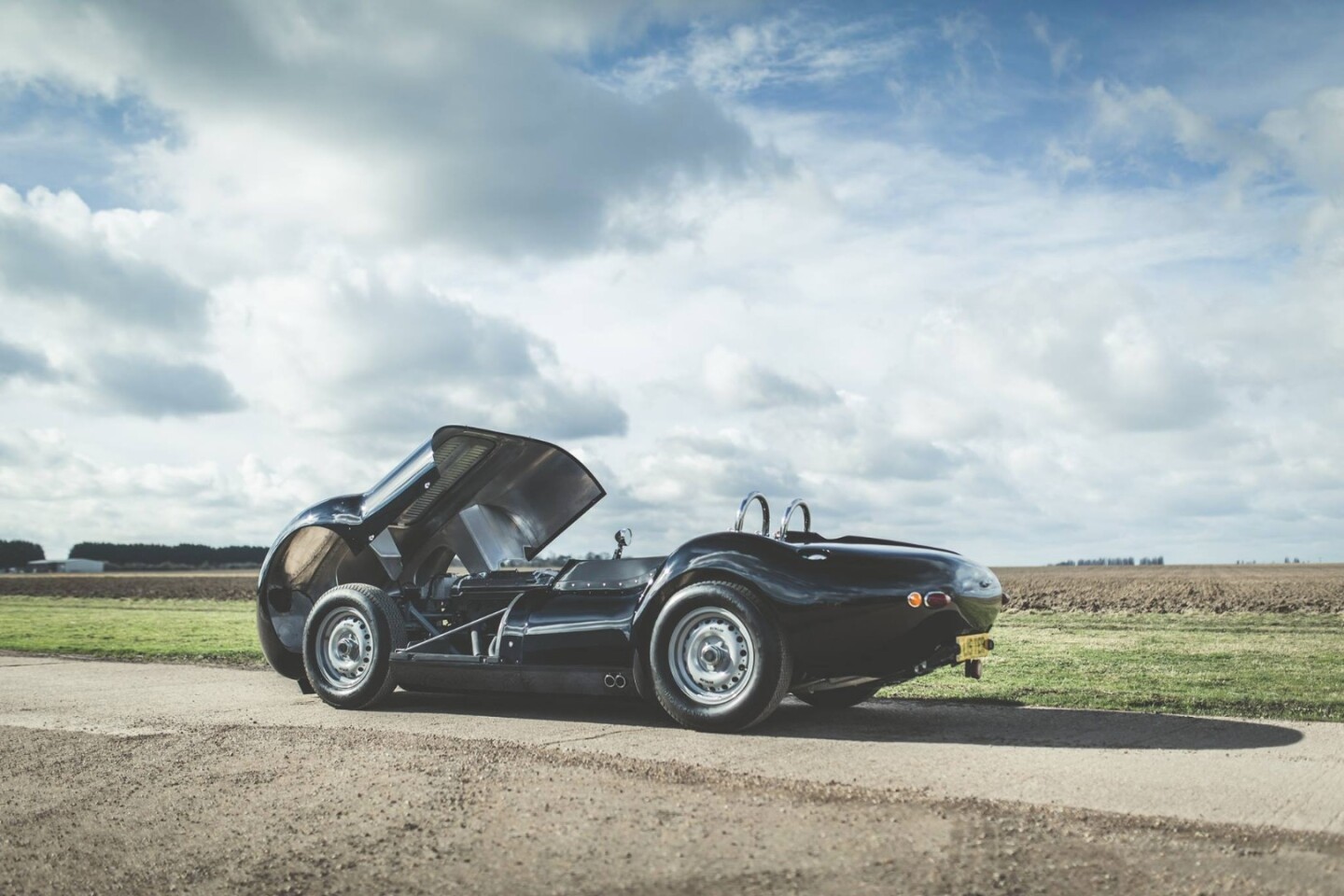 The engine of the Knobbly is a classic Jaguar unit