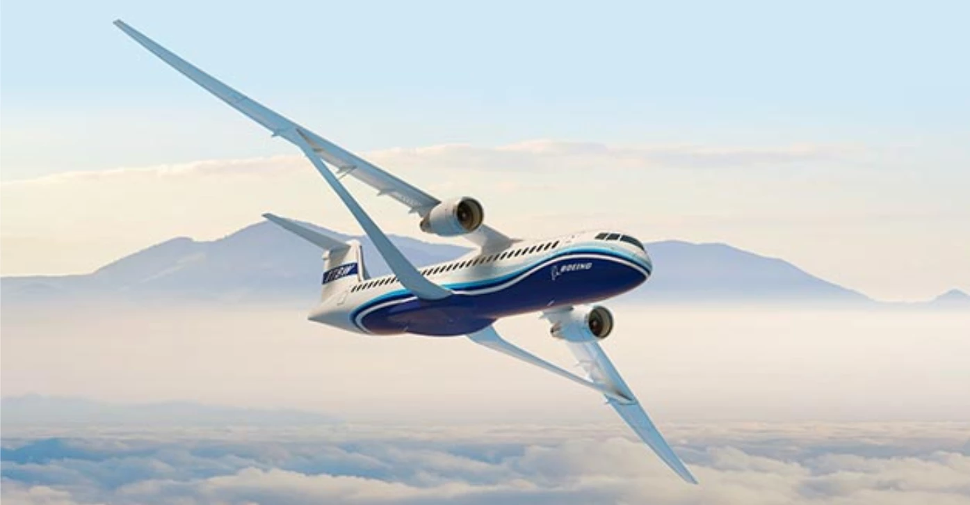 The extra-long, slim wings generate extra lift while reducing drag. NASA and Boeing are hoping to see a 30% reduction in fuel burn as a result